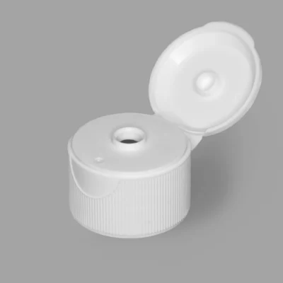 24mm Oasis Flip Top Dispensing Closure with snap top lid personal care 187 Orifice