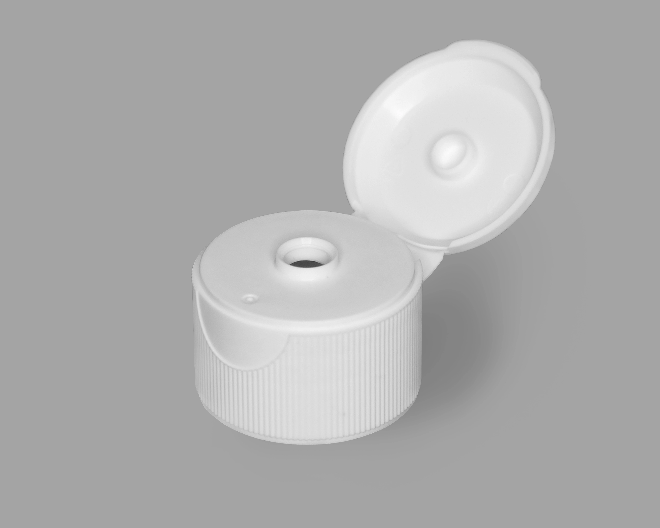 24mm Oasis Flip Top Dispensing Closure with snap top lid personal care 187 Orifice