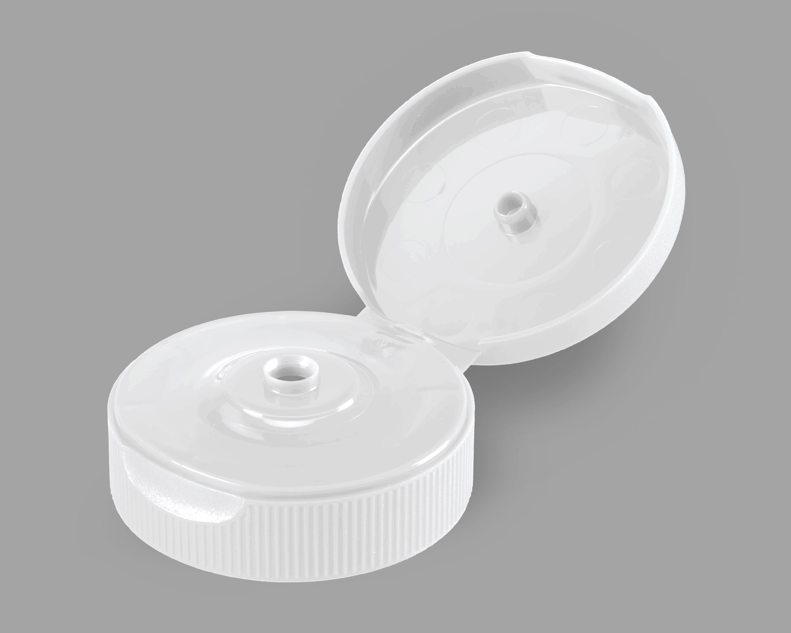 PHOENIX Mesa 38mm Flip Top Dispensing Closures Packaging for Condiments and Liquids with snap top lid 25 orifice