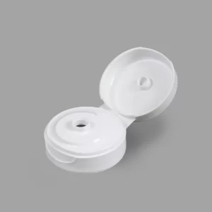 33mm Flip Top Dispensing Closure Smooth Plastic Cap with 025 Orifice