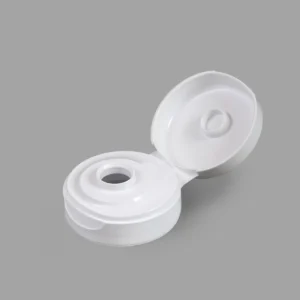 33mm Flip Top Dispensing Closure Smooth Plastic Cap with 0375 Orifice