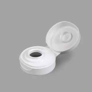 33mm Flip Top Dispensing Closure Smooth Plastic Cap with 050 Orifice