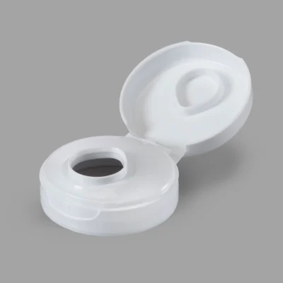 PHOENIX Mesa 38mm Flip Top Dispensing Closures Packaging for Condiments and Liquids with snap top lid Teardrop orifice