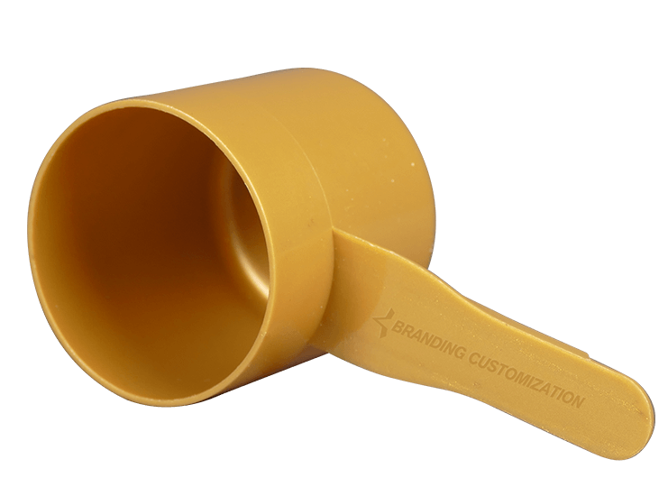 yellow branded scoop