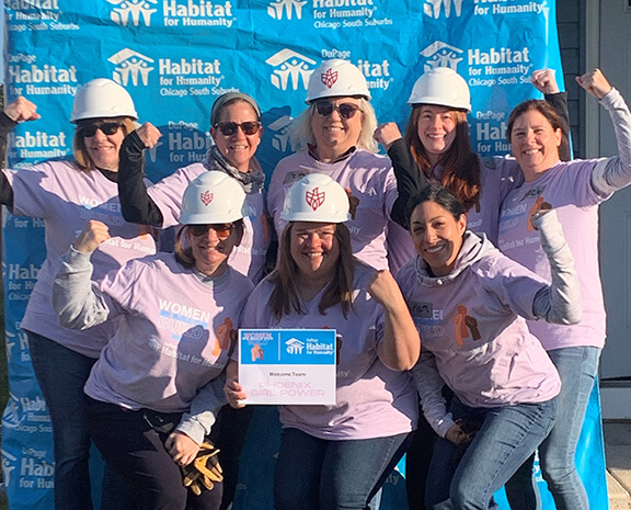 habitat women build web