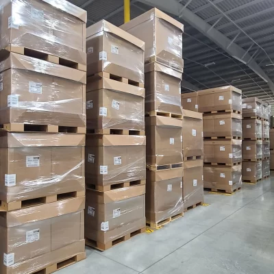 phoenix closures warehouse pallets stacked