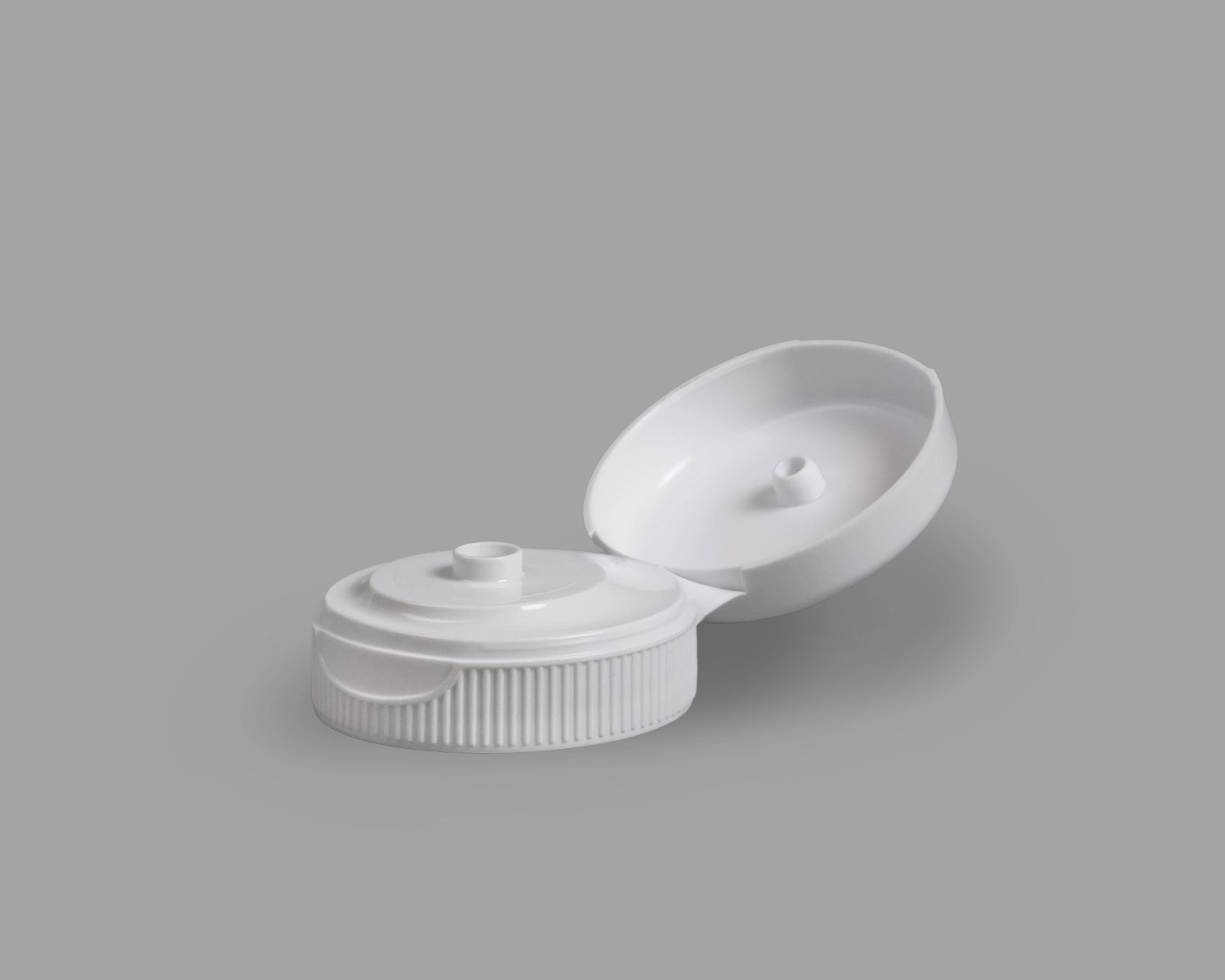 33mm Flip Top Dispensing Closure 0188 Orifice Mesa Packaging Ribbed